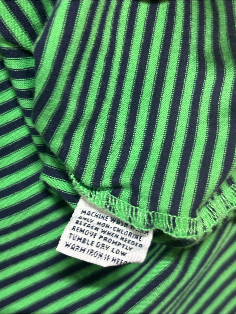 Polo Golf Ralph Lauren Men's XXL Green Navy Striped Polo Shirt Golf Preppy - Picture 9 of 15